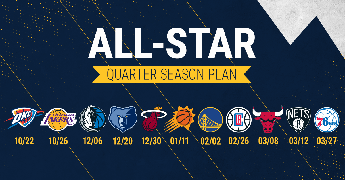 Denver Nuggets Quarter Season Ticket Plans