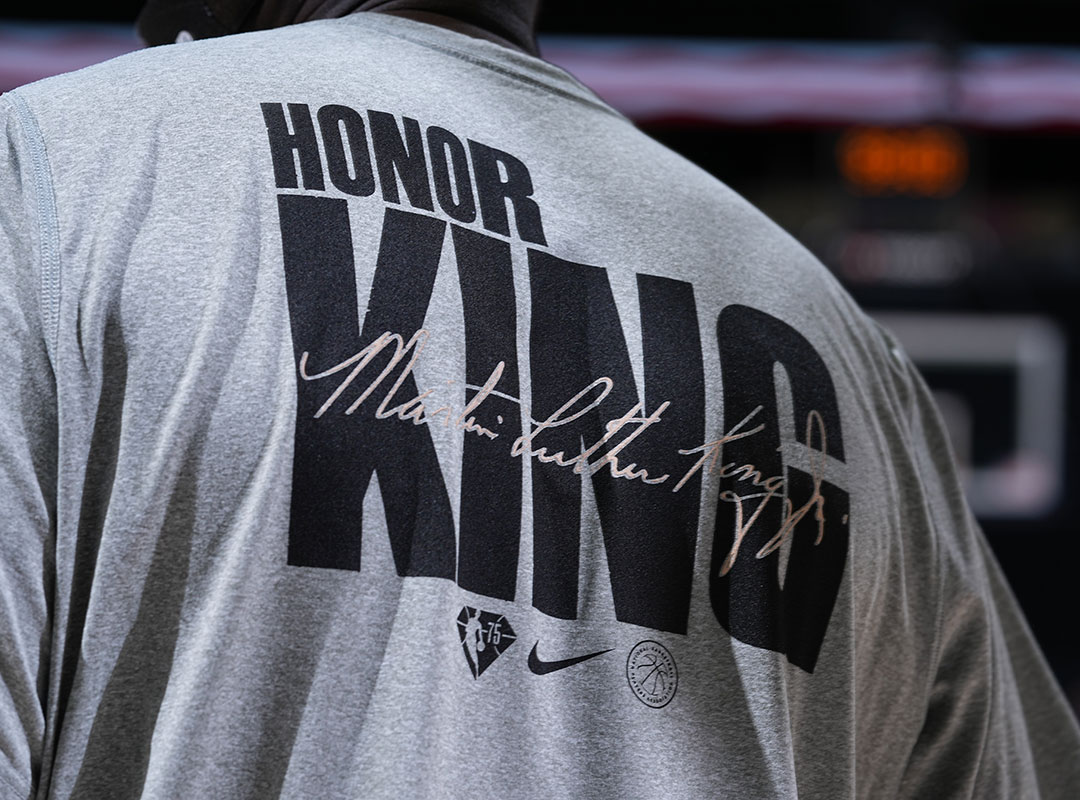 NBA Players to Wear Special Warm-Up Shirts in Honor of MLK Day